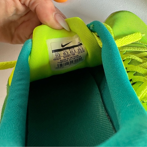 Nike Lunarstelos Volt/Rio Lace-up Men's Running Shoes 844591-700 Mens 11.5 - Picture 8 of 8